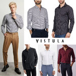 Vistula Stripes Casual Shirts