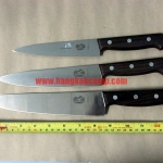 มีด Victorinox ใบมีด15,19,22cm. (6,7.5,9นิ้ว) ด้ามไม้ Made in Switzerland ใหม่ แท้ (5.2000.15,19,22) ชุด3เล่ม