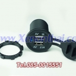 USB ชาร์จ 2 ช่อง พร้อมสายไฟและฟิวส์ จำนวน 1 ชุด