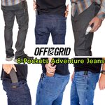 Off The Grid 8 Pocket Adventure Jeans