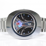 Rado Diastar Auto เรือนเหล็ก หน้าน้ำพุ พลอยฟ้า