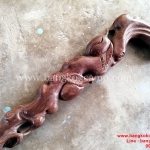 ไม้เท้า แกะลายลูกท้อ ทรงโบราณ สวย คลาสิก (9)