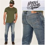 Moonshine spirit slim straight stretch denim jeans