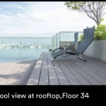 ให้เช่าคอนโด ริทึ่ม สุขุมวิท 44/1 ( Rhythm Sukhumvit 44/1) 1 ห้องนอน ขนาด 45 ตร.ม ชั้น 19 ราคา 34,000 บาท