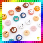 GeekShare ของแท้ ซิลิโคนอนาล็อก Switch joy-con (กล่อง2คู่)