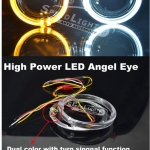 ไฟวงแหวน Halo ยี่ห้อ VAHID สีขาว + เลี้ยวส้ม จำนวน 2 วงพร้อมไดรเวอร์ ประกัน 1 ปี