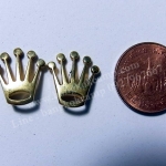 ตราโรเล็กซ์ Rolex โลหะชุบทอง1คู่ (2อัน) งานเก่า