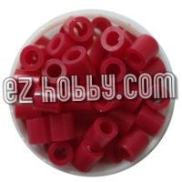 ขายส่ง เม็ดบีท 6 มิล 500 เม็ด N058 - Scarlet สีเลือดหมู