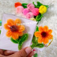เหลืองทานตะวัน มีการ์ด (5ชิ้น)