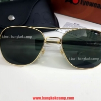 แว่น AO Original Pilot...True Color® Green(เลนส์สีเขียว)..GOLD (กรอบสีทอง) Made in USA ใหม่ แท้ ขนาด52mm.