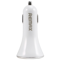 Remax 3 USB Car Charger - ที่ชาร์จในรถยนต์ - สีขาว