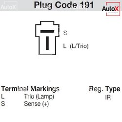 ไดชาร์จ Hino EK100, FS270 แบบเดิมติดรถ 2ร่อง 45A (ใหม่)