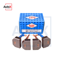 ถ่านไดสตาร์ท BX-492 HINO MEGA J08C สิงห์ไฮเทค (8x25x18) ยี่ห้อNB (1ชุด/4ก้อน)