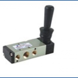 วาล์วมือโยก 5/3 กลางปิด PT1/4"