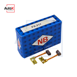 ถ่านมอเตอร์ กระจกไฟฟ้า FX-217 TOYOTA VIGO วีโก้ ปลายหัวเสียบ ยี่ห้อNB (1ชุด/2ก้อน)