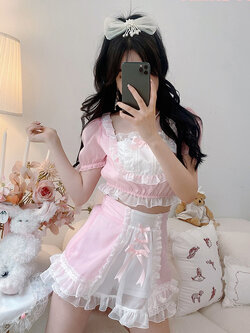 Summer Joy : พรีออเดอร์ ชุดเซ็ทลำลอง ชุดอยู่บ้าน ชุดนอน น่ารักสไตล์หวาน แบรนด์แท้