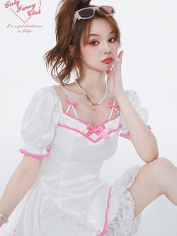 Girly Fancy Club : พรีออเดอร์ เดรสแฟชั่นสไตล์ญี่ปุ่น เปิดไหล่น่ารักๆ แบรนด์แท้