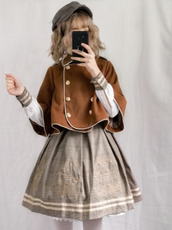 Preorder : ชุดเซ็ท 2 ชิ้น เดรสแฟชั่นแขนยาวสไตล์นักเรียนญี่ปุ่น มีเนคไท + เสื้อคลุม มีให้เลือก 2 สีค่ะ