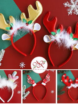 พร้อมส่ง : ที่คาดผมคริสต์มาส ที่คาดผมเขากวาง หูแมว น่ารักๆ ไซส์ผู้ใหญ่ (สินค้ามีค่าจัดส่งเพิ่มเติมค่ะ)