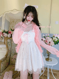 Summer Joy : พรีออเดอร์ เสื้อคลุมแฟชั่นแขนยาวแบบบาง แบรนด์แท้