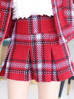 พรีออเดอร์ : กระโปรงฤดูหนาวสไตล์ญี่ปุ่นลายสก็อตแบบสวย