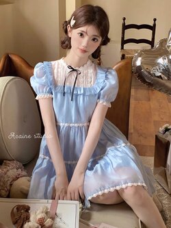 Acaine : พรีออเดอร์ เดรสแฟชั่นสไตล์หวานน่ารัก แบรนด์แท้