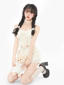 Acaine : พรีออเดอร์ กางเกงซับในแฟชั่น กางเกงลูกไม้ มีให้เลือก 2สี 2แบบ งานแบรนด์ (สินค้านี้จัดส่งฟรี EMS / ร่วมส่วนลดโปรโมชั่น)