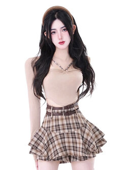 JOYKIKI : พรีออเดอร์ เสื้อยืดเข้ารูป และ กระโปรงกางเกงลายสก็อตแฟชั่น งานป้ายแบรนด์