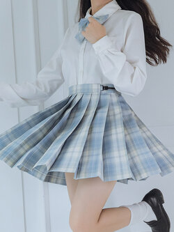 SNBL Girl : พรีออเดอร์ กระโปรงแฟชั่นลายสก็อต ( มีให้เลือกความยาว 4 ขนาด ) แบรนด์แท้
