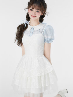 Acaine : พรีออเดอร์ เดรสสายเดี่ยวสไตล์หวาน แบรนด์แท้