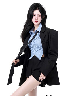 JOYKIKI : พรีออเดอร์ เสื้อเบลเซอร์ทรงโอเวอร์ไซส์ งานป้ายแบรนด์