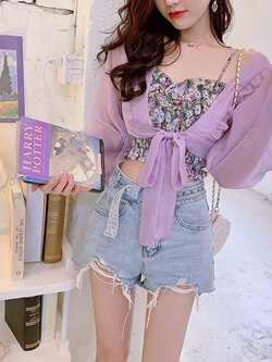 Palglg : พรีออเดอร์ กางเกงยีนส์ขาสั้นแต่งขาดตามแบบ งานแบรนด์