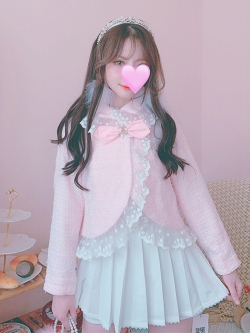 Summer Joy : เสื้อสูทฤดูหนาวแขนยาวแต่งขอบลูกไม้หวานๆ ดีเทลตามแบบ แบรนด์แท้