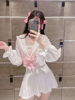 Summer Joy : พรีออเดอร์ ชุดแฟชั่นน่ารักๆ สไตล์ญี่ปุ่น JK กระโปรงมีให้เลือก 2 แบบ แบรนด์แท้