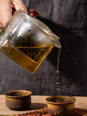 Binshangya กาน้ำชาพร้อมกระเปาะลวกชา ขนาด 1000 ml