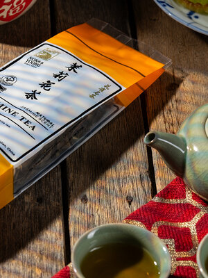 ใบชาอบมะลิ ตรานกยูง Jasmine Tea 1 ซอง