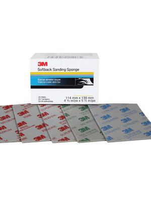 3M ฟองน้ำกระดาษทรายสำหรับงานขัดหรือลูบบนพื้นที่โค้งมุม รุ่น 2600/ 2601/ 2602/ 2606