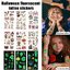 Tattoo Halloween เรืองแสง เซต 10 แผ่น มี 4 เซตให้เลือก