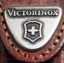 ซองหนังแท้ ใส่ VICTORINOX BROWN LEATHER POUCH 91/93 MM 2-4 LAYERS (4.0533)