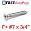 สกรูเกลียวสแตนเลส F+ SUS # 7 X 3/4" (15 ตัว/ถุง)