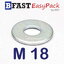 แหวนอีแปะ M18 (10 ตัว/ถุง)