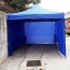 เต็นท์พับได้ สีน้ำเงิน ขนาด 3m x 4.5m พร้อมผ้าข้าง 300D 3 ด้าน