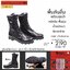รองเท้าคอมแบทหุ้มข้อยาว (Combat) หนังแท้ ยี่ห้อ Bogie.1 TACTICAL BOOT สีดำ หนังแท้ ใส่สบาย