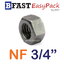 หัวน็อต NF 3/4"-16 ขอบ 28.57 mm. หนา 16.27 mm. (2 ตัว/ถุง)