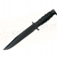 มีดใบตาย Ontario 8325 Spec Plus SP6 Fighting Knife Fixed 8" 1095 Blade, Kraton Handle, Original Leather/Cordura Sheath