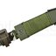 มีดใบตาย AITOR Jungle King II Fixed 5-1/2" Black Plain Blade, Molded Polyamide Sheath Plus Survival Kit - AI16013 ของแท้