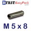 ปิ๊นตะกุด M 5 x 8 ( 10 ตัว/ถุง )