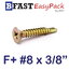 สกรูปลายสว่าน F+ #8 x 3/8" (ุ50 ตัว/ถุง)