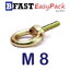 อายโบลท์ รุ่นยาว M8 x 50 P1.25 (1 ตัว/ถุง)