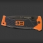 มีดพับ Gerber Bear Grylls Folding Sheath Knife 3.6" Combo Blade, Rubber Grip Handles - 31-000752